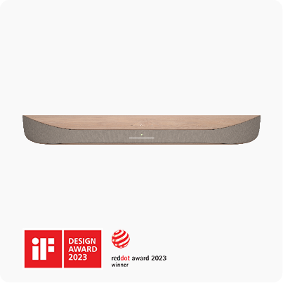 지니 TV 올인원 사운드바(IF & 레드닷 어워드 보증 마크)