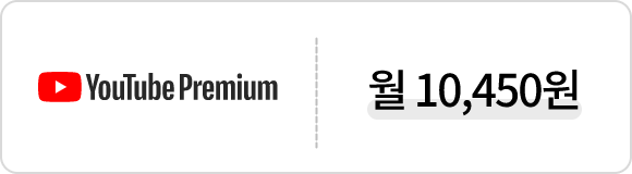 Youtube Premium월 9,500원